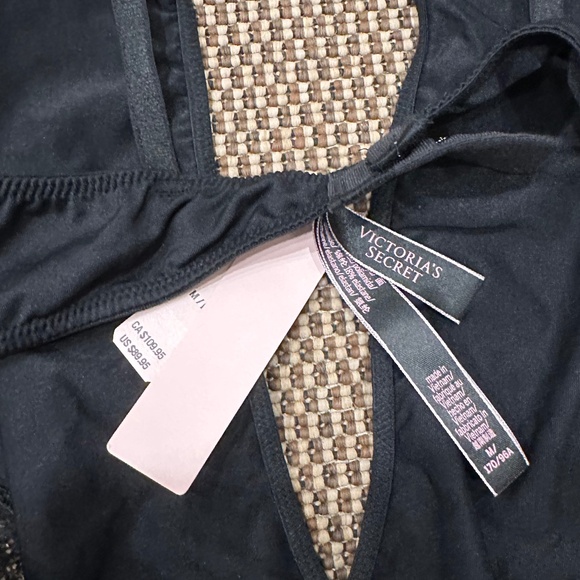 VICTORIA'S SECRET BLACK LACE TEDDY NWT SIZE MEDIUM - Picture 3 of 6